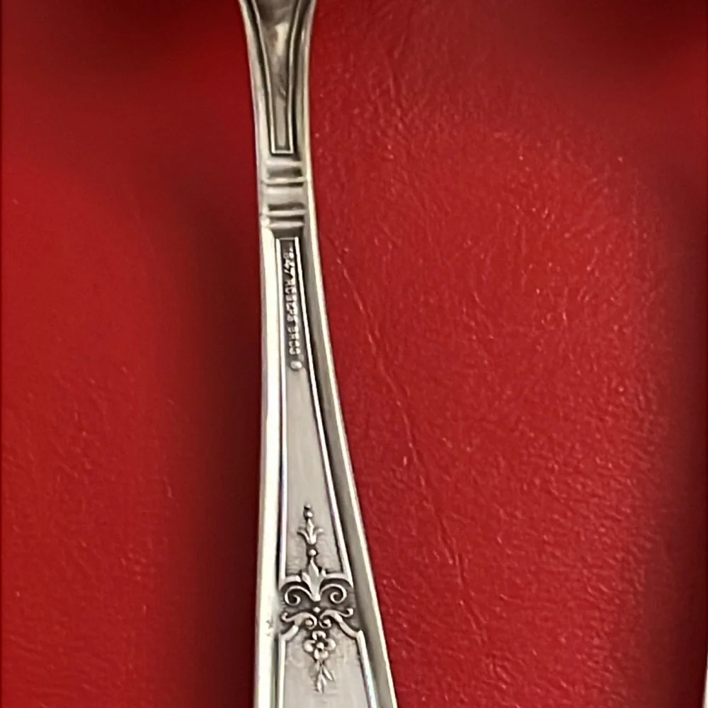 Vintage  1847 Silver Spoons Set of 2